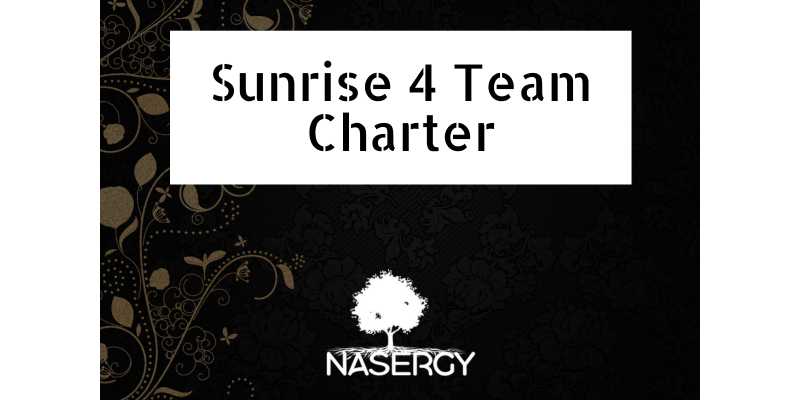 Sunrise 4 Team Charter