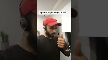 3 points to get things DONE!